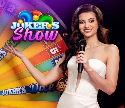 Joker’s Show online game logo by Skywind Group on starzino-app.nl