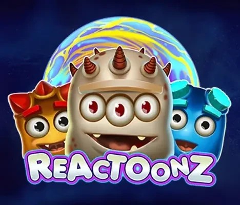 Reactoonz game by Play'n GO – logo hosted on Starzino Casino