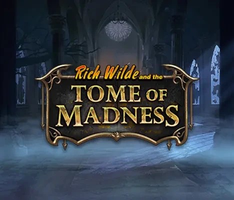 Tome of Madness slot logo by Play'n GO at Starzino Casino